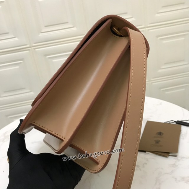 Burberry專門店新款中號TB專屬標識皮革鎖扣包 巴寶莉經典爆款皮革單肩斜背女包 yxb1367